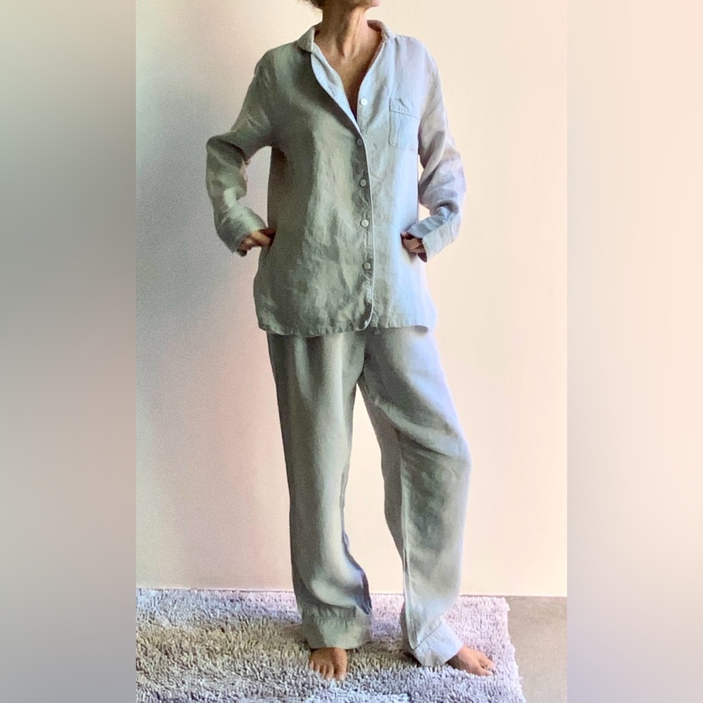 Serena & Lily linen pajamas